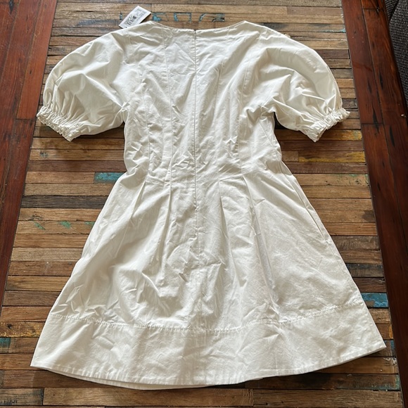 Proenza Schouler White Linnen Mini Dress Sz 4 **NWT** - Picture 7 of 12